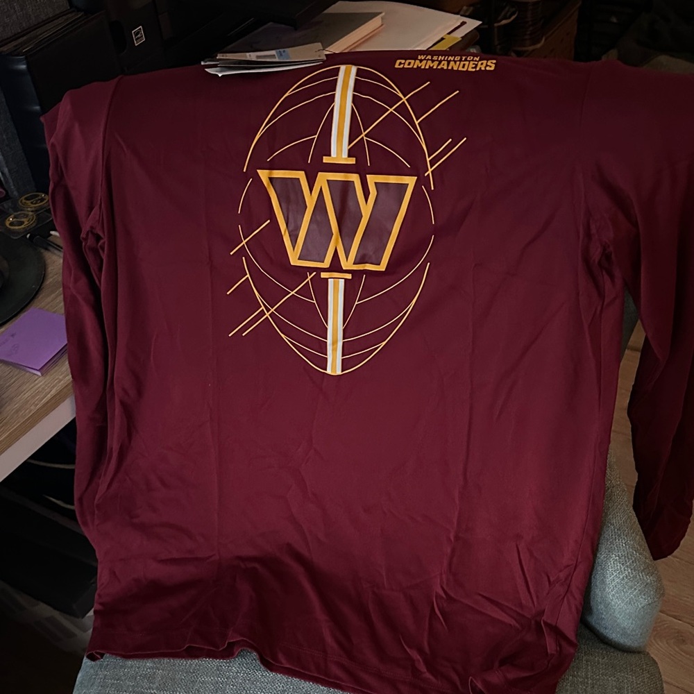 Commanders Maroon Long Sleeve Tee